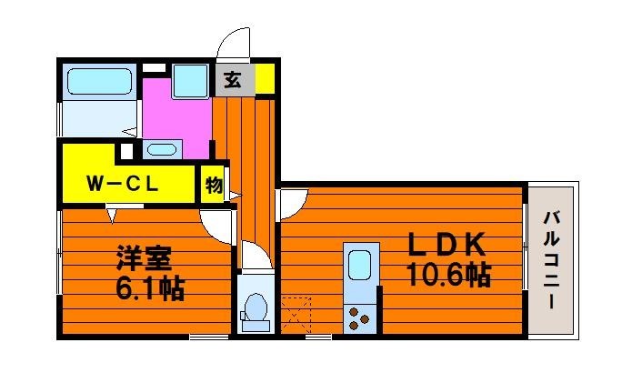 2階の間取り図