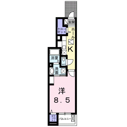 1階の間取り図