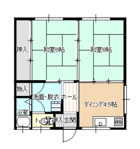 2階の間取り図