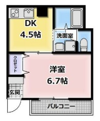 1階の間取り図