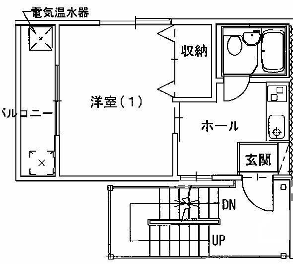 2階の間取り図
