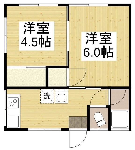 2階の間取り図