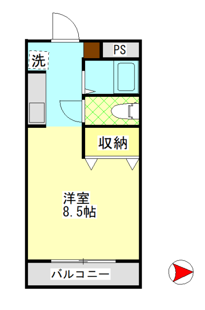 田ノ上　１K