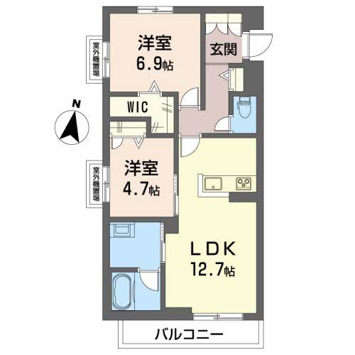 3階の間取り図