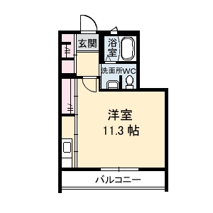 2階の間取り図