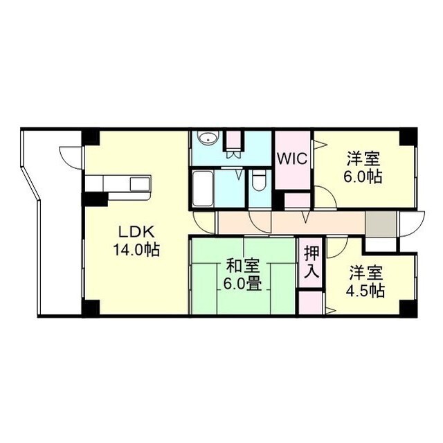 3階の間取り図