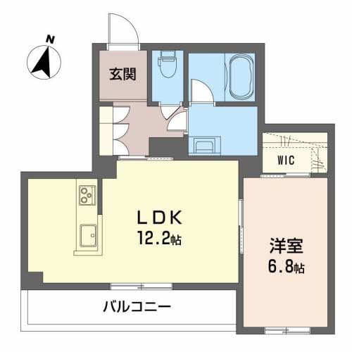 2階の間取り図
