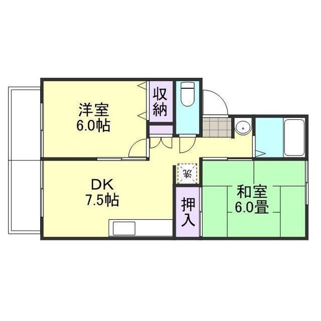 1階の間取り図