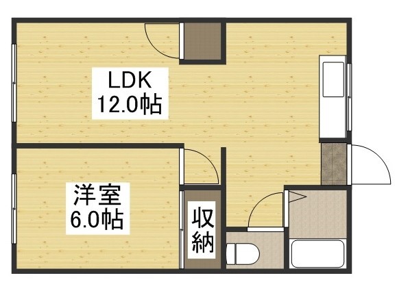 1階の間取り図