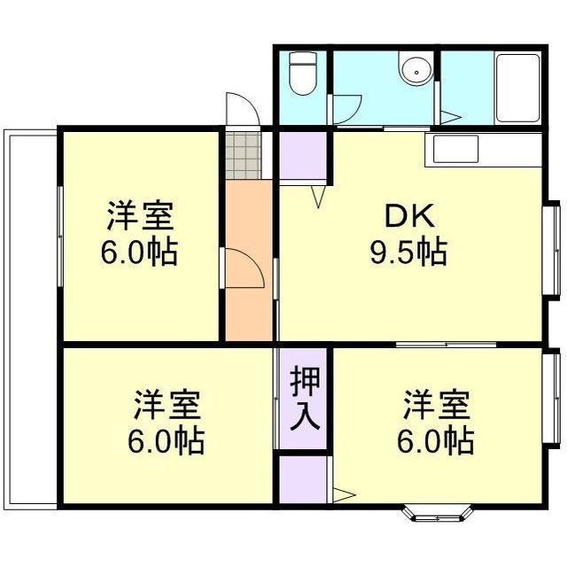 2階の間取り図
