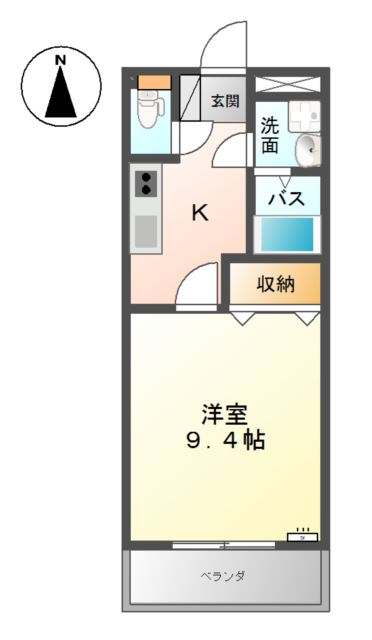 2階の間取り図