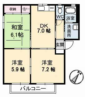 1階の間取り図