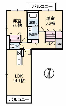 3階の間取り図