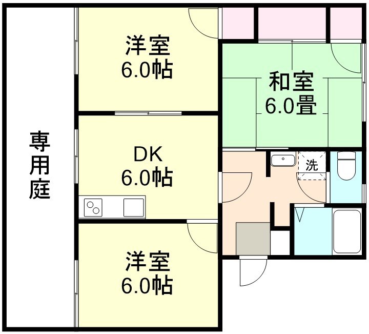 2階の間取り図