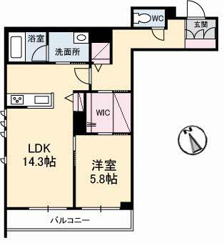 3階の間取り図