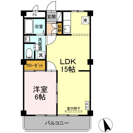 1階の間取り図