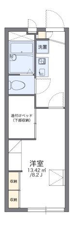 2階の間取り図