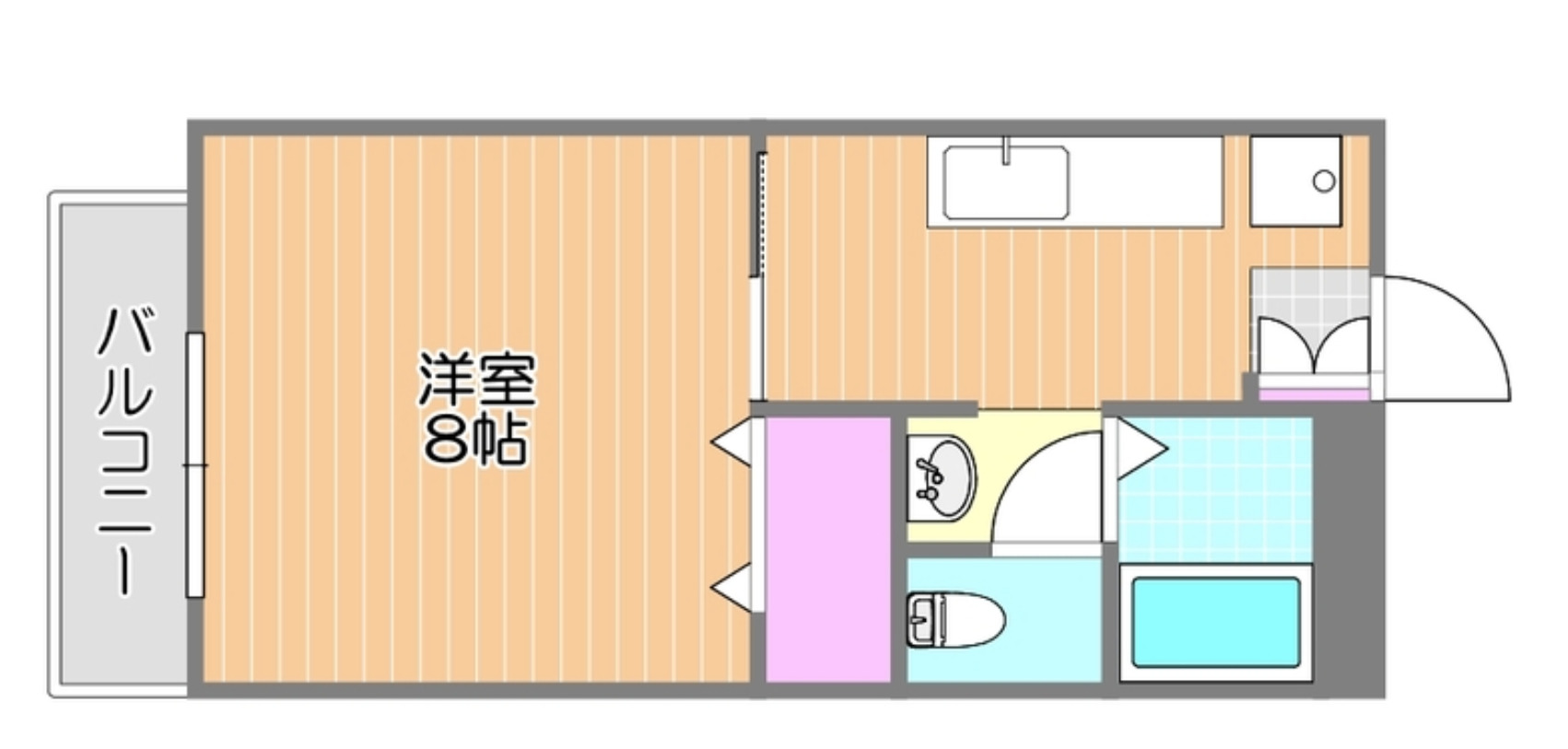 1階の間取り図