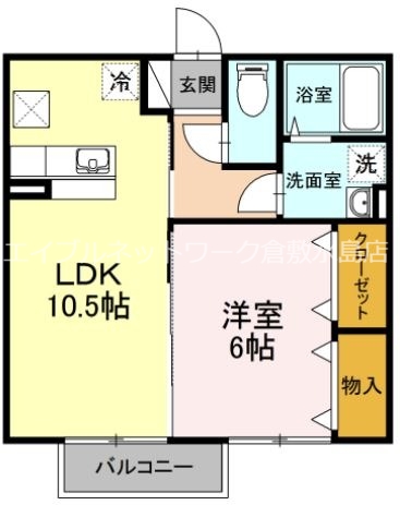1階の間取り図