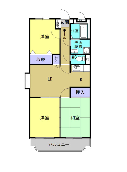 3階の間取り図