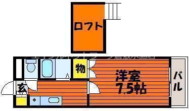 2階の間取り図