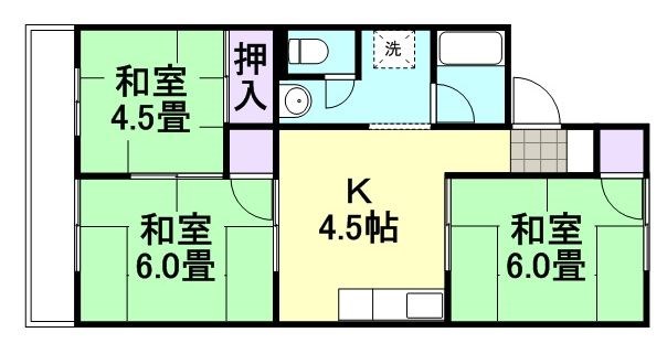 1階の間取り図