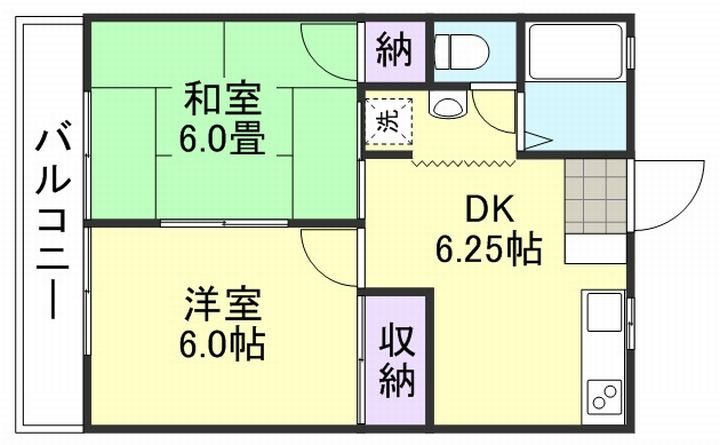 3階の間取り図