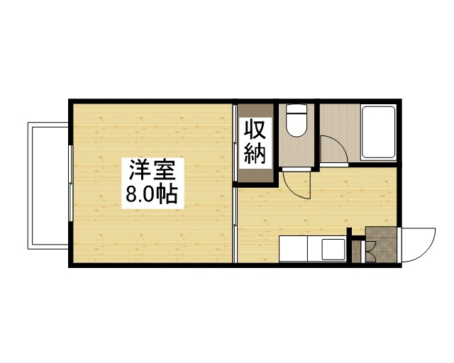 2階の間取り図