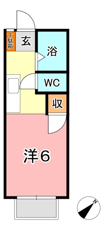 2階の間取り図