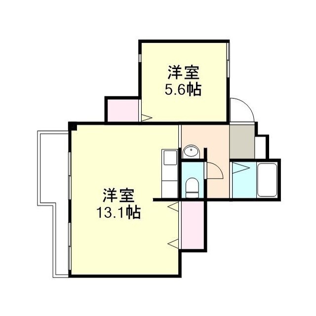 4階の間取り図
