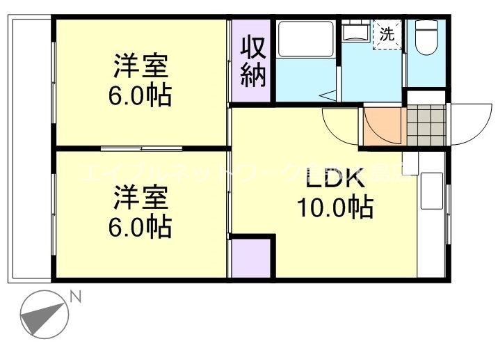 4階の間取り図