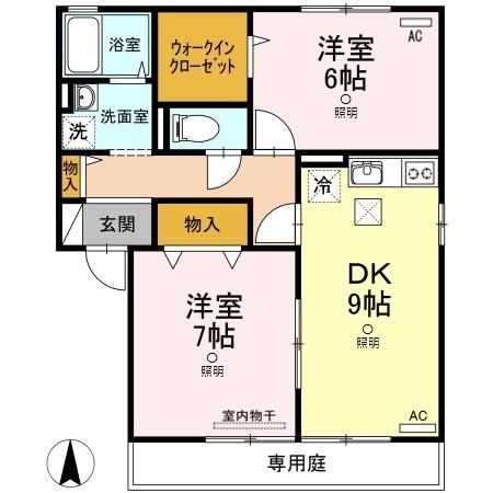 1階の間取り図