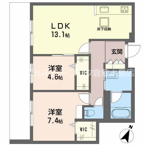 1階の間取り図