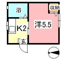 2階の間取り図