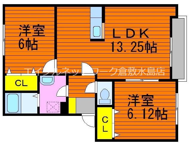 1階の間取り図