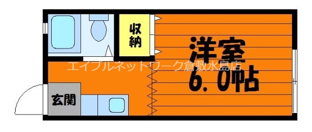 2階の間取り図