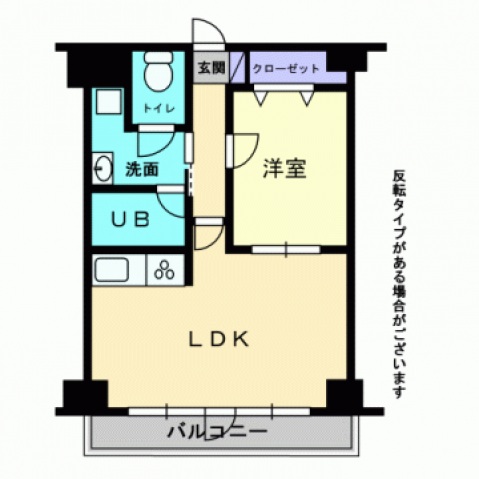 6階の間取り図