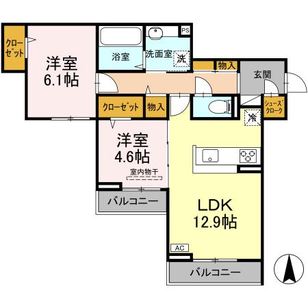 3階の間取り図