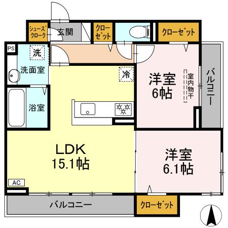 3階の間取り図