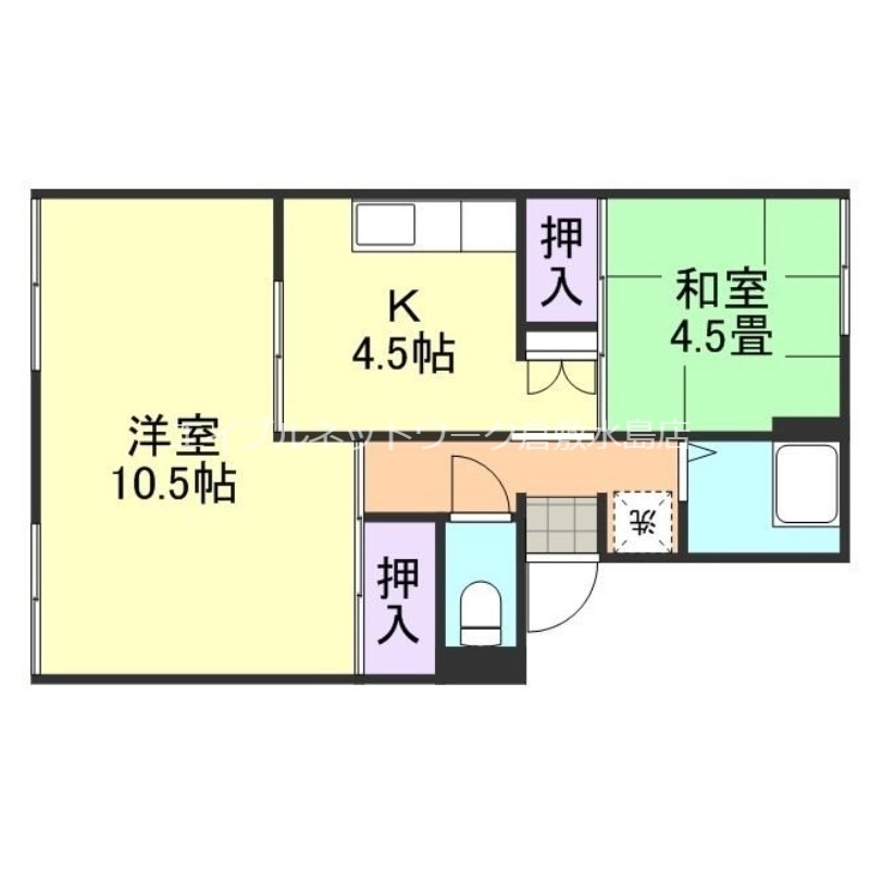 1階の間取り図