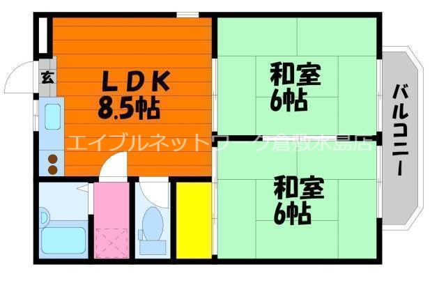 1階の間取り図