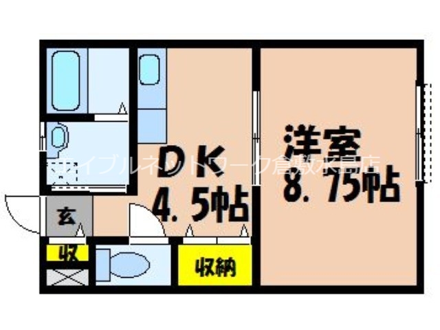 2階の間取り図
