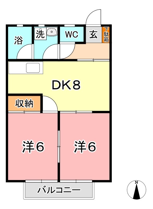 1階の間取り図