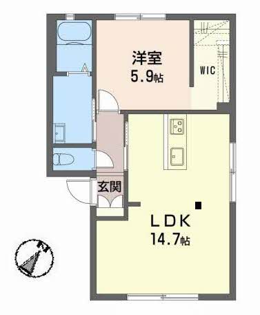 1階の間取り図
