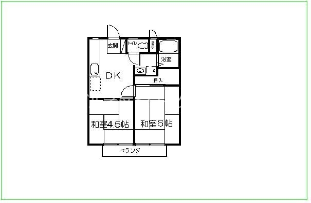2階の間取り図
