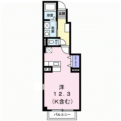 1階の間取り図