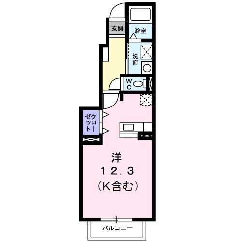 1階の間取り図