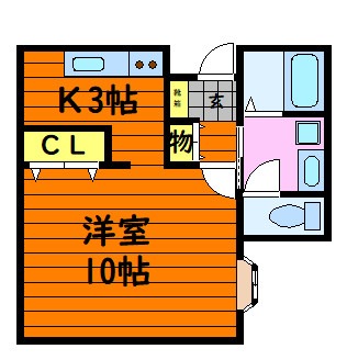 2階の間取り図