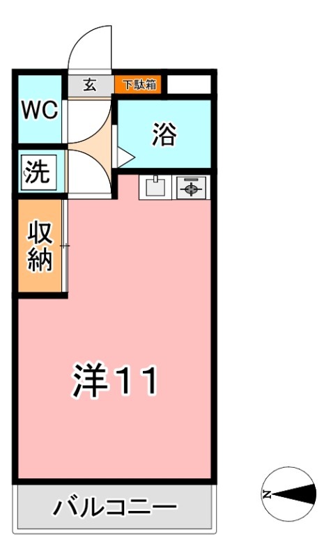 1階の間取り図