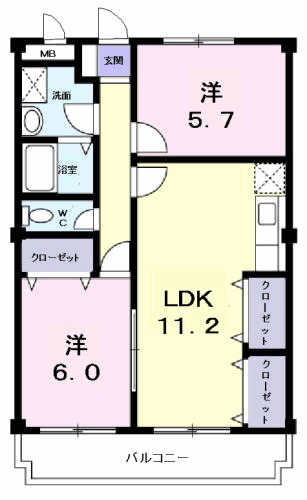 3階の間取り図